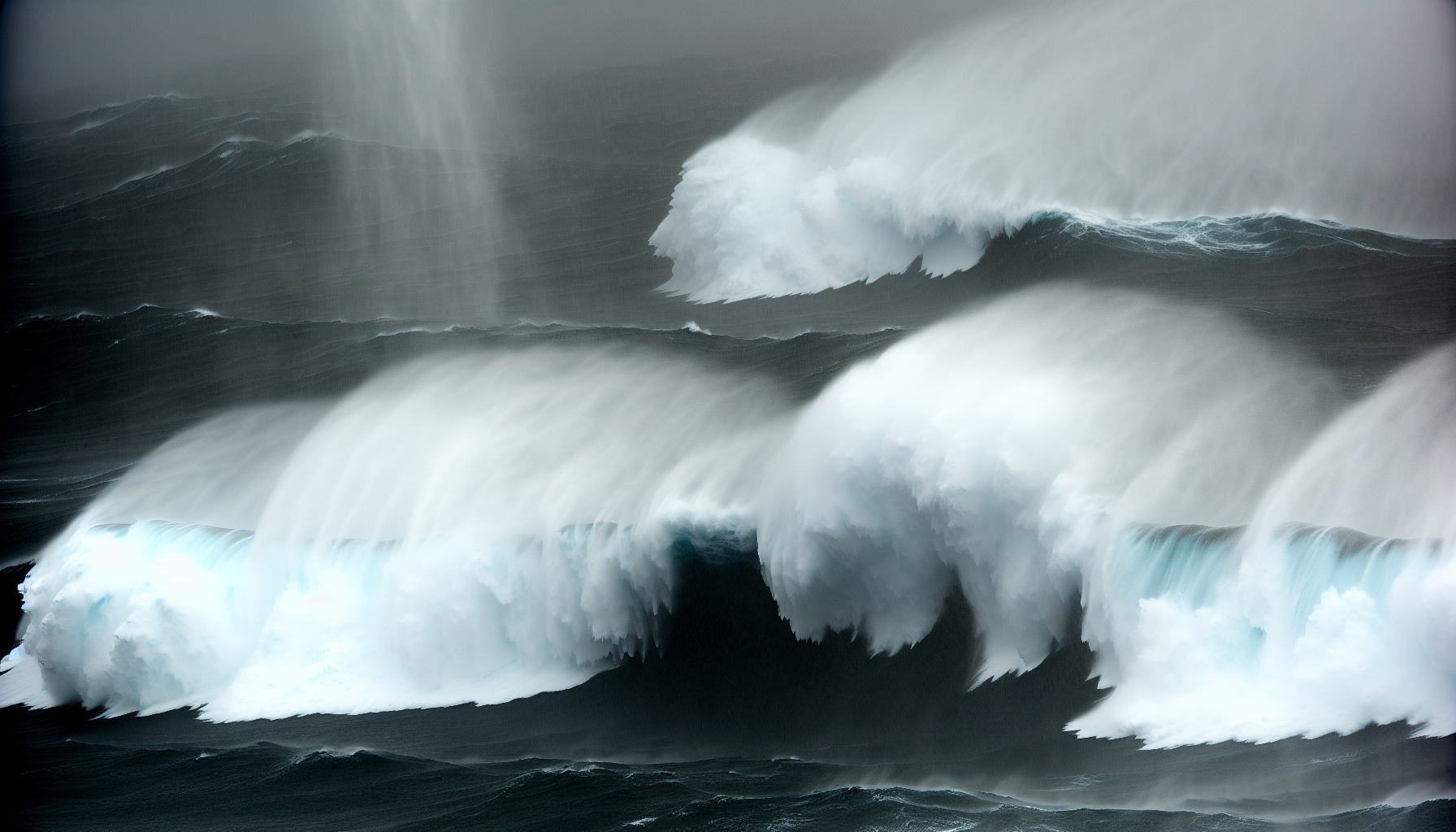 ocean waves in a storm